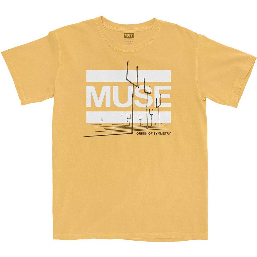 Muse - Origin Of Symmetry Heren Tshirt - Geel